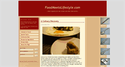 Desktop Screenshot of foodmeetslifestyle.com