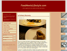Tablet Screenshot of foodmeetslifestyle.com
